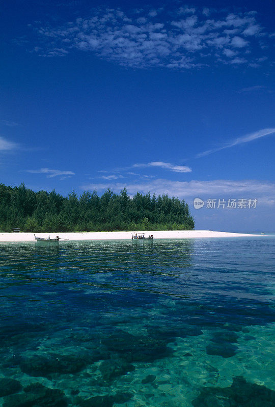 Koh phi岛靠近普吉岛的甲米省